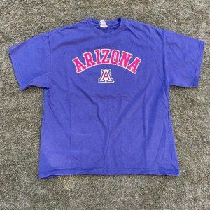 Arizona Men's Navy and Blue T-shirt